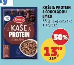 Penny Market Kaše & protein s čokoládou Emco nabídka