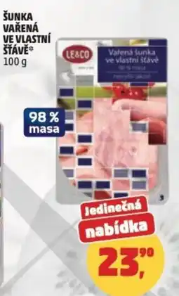 Penny Market Šunka vařená ve vlastní šťávě nabídka
