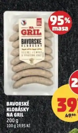 Penny Market Bavorské klobásky na gril nabídka