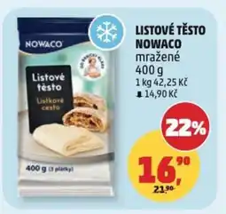 Penny Market Listové těsto Nowaco nabídka