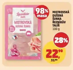 Penny Market Mistrovská dušená šunka Řezníkův Talíř nabídka