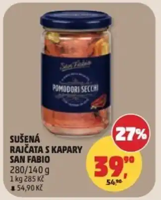 Penny Market Sušená rajčata s kapary San Fabio nabídka