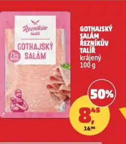 Penny Market Gothajský salám Řezníkův Talíř nabídka