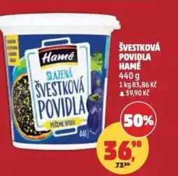Penny Market Švestková povidla Hamé nabídka