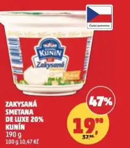 Penny Market Zakysaná smetana de luxe 20% kunin nabídka