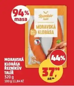 Penny Market Moravská klobása řezníkův talíř nabídka