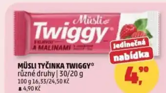 Penny Market Müsli tyčinka twiggy nabídka