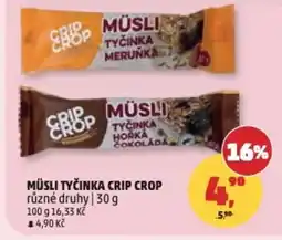 Penny Market Müsli tyčinka crip crop nabídka
