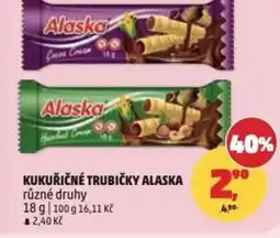 Penny Market Kukuřičné trubičky alaska nabídka