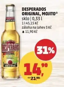 Penny Market Desperados original, mojito nabídka