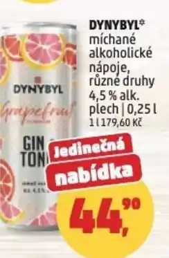 Penny Market Dynybyl míchané alkoholické пароје nabídka