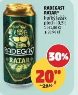 Penny Market Radegast ratar hořký ležák nabídka
