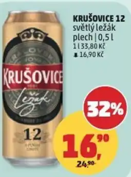 Penny Market Krušovice 12 světlý ležák nabídka