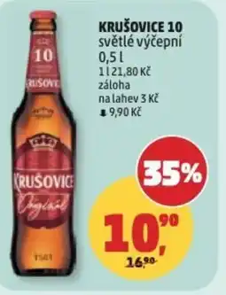 Penny Market Krušovice 10 světlé výčepní nabídka