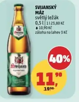 Penny Market Svijanský máz světlý ležák nabídka