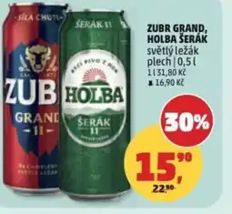 Penny Market Zubr grand, holba šerák světlý ležák nabídka