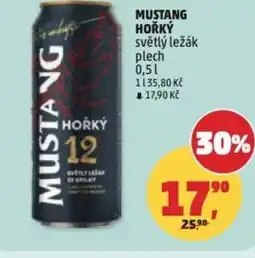 Penny Market Mustang hořký světlý ležák nabídka