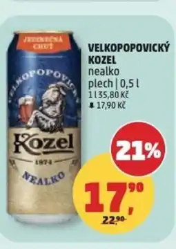 Penny Market Velkopopovický kozel nealko nabídka