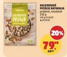 Penny Market Kalifornské pistácie naturalia pražené, nesolené nabídka