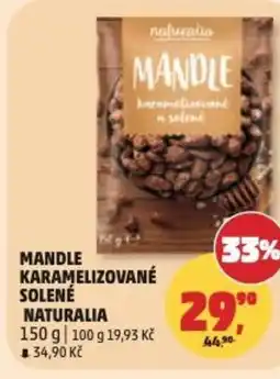 Penny Market Mandle karamelizované solené naturalia nabídka