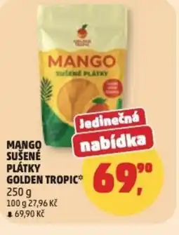 Penny Market Mango sušené plátky golden tropic nabídka
