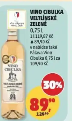 Penny Market Vino cibulka veltlínské zelené nabídka
