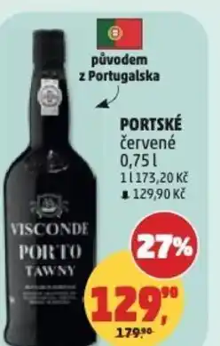 Penny Market Portské červené nabídka