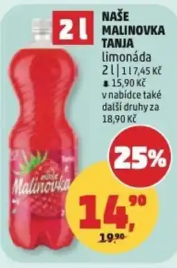 Penny Market Naše malinovka tanja limonáda nabídka
