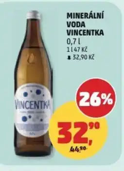 Penny Market Minerální voda vincentka nabídka