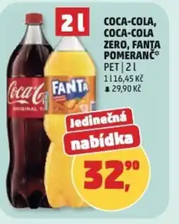Penny Market Coca-cola zero, fanţa pomeranč nabídka