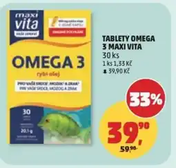 Penny Market Tablety omega 3 maxi vita nabídka