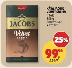 Penny Market Káva jacobs velvet crema mletá nabídka