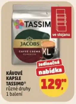 Penny Market Kávové kapsle tassimo nabídka