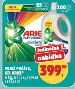 Penny Market Prací prášek gel ariel nabídka