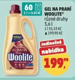 Penny Market Gel na praní woolite nabídka