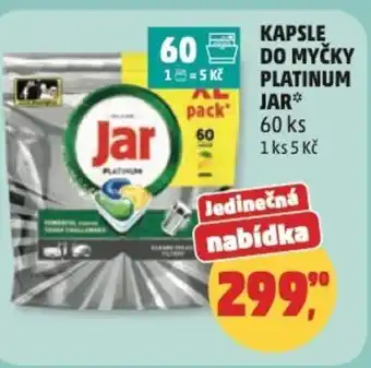 Penny Market Kapsle do myčky platinum JAR nabídka
