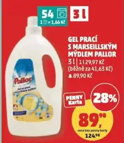 Penny Market Gel prací s marseillským mýdlem pallor nabídka
