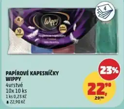 Penny Market Papírové kapesníčky WIPPY nabídka