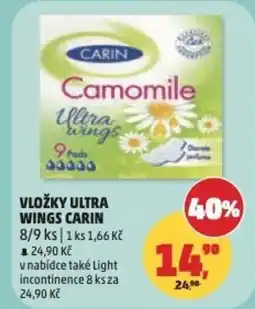 Penny Market Vložky ultra wings CARIN nabídka