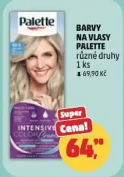Penny Market Barvy na vlasy palette nabídka