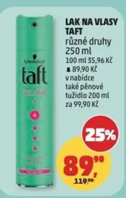 Penny Market Lak na vlasy taft nabídka