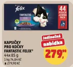 Penny Market Kapsičky pro kočky fantastic felix nabídka