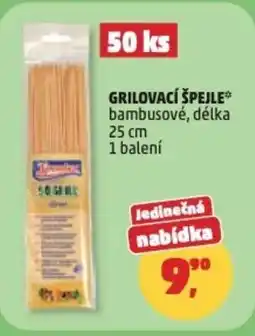 Penny Market Grilovací špejle bambusové, délka nabídka
