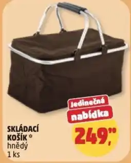 Penny Market Skládací košík hnědý nabídka