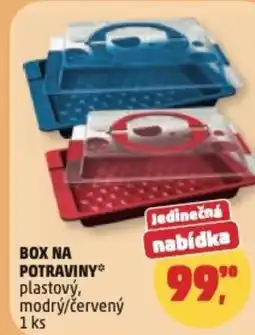Penny Market Box na potraviny plastový, modrý/červený nabídka
