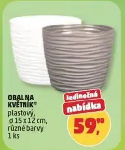 Penny Market Obal na květník⭑ plastový nabídka