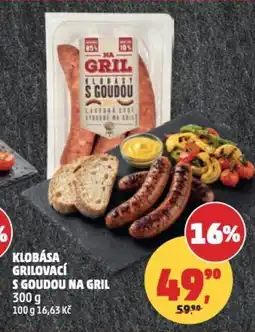 Penny Market Klobása grilovací s goudou na gril nabídka