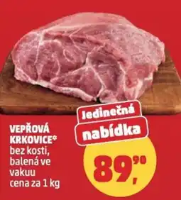 Penny Market Vepřová krkovice bez kosti, balená ve vakuu nabídka