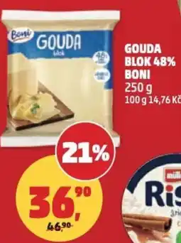 Penny Market Gouda blok 48% boni nabídka