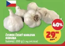 Penny Market Česnek český karlova koruna balený nabídka